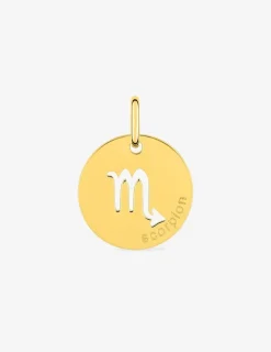 Pendentif zodiaque Scorpion en or jaune 375 ‰ SO OR