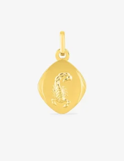 Pendentif zodiaque Scorpion en or jaune 375 ‰ finition polie SO OR