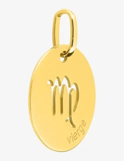 Pendentif zodiaque Vierge plaqué or SO OR