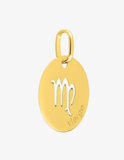 Pendentif zodiaque Vierge en or jaune 375 ‰ SO OR