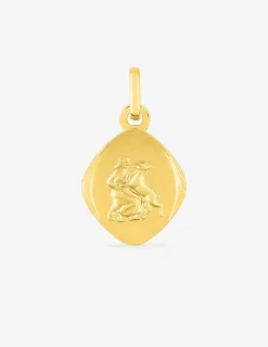 Pendentif zodiaque Vierge en or jaune 375 ‰ finition polie SO OR