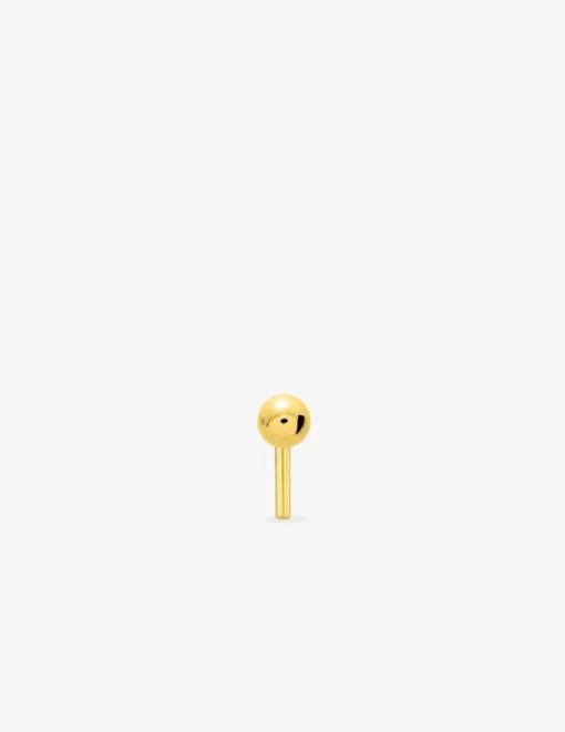 Piercing de nez boule en or jaune 750 ‰ SO OR