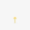 Piercing de nez lune en or jaune 750 ‰ SO OR