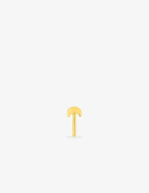 Piercing de nez lune en or jaune 750 ‰ SO OR