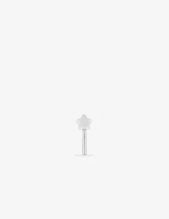 Piercing de nez étoile en or blanc 750 ‰ SO OR