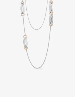 Sautoir bicolore argent 925 ‰ SO OR