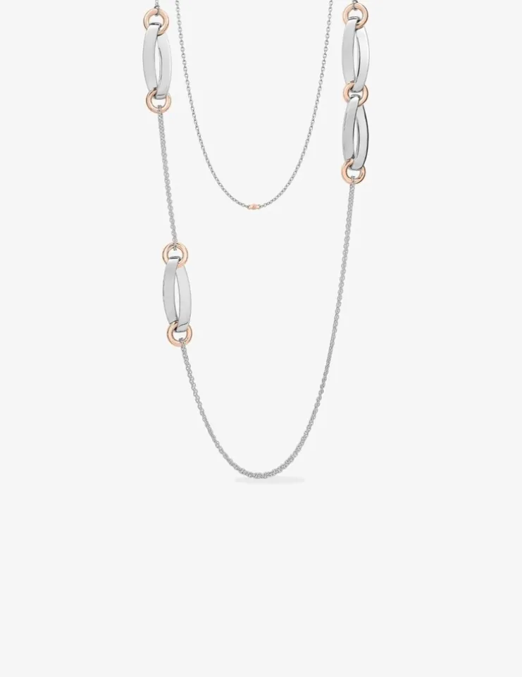 Sautoir bicolore argent 925 ‰ SO OR