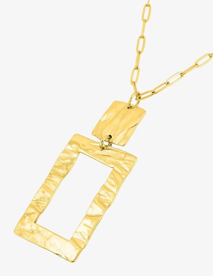 Sautoir en acier doré SO OR