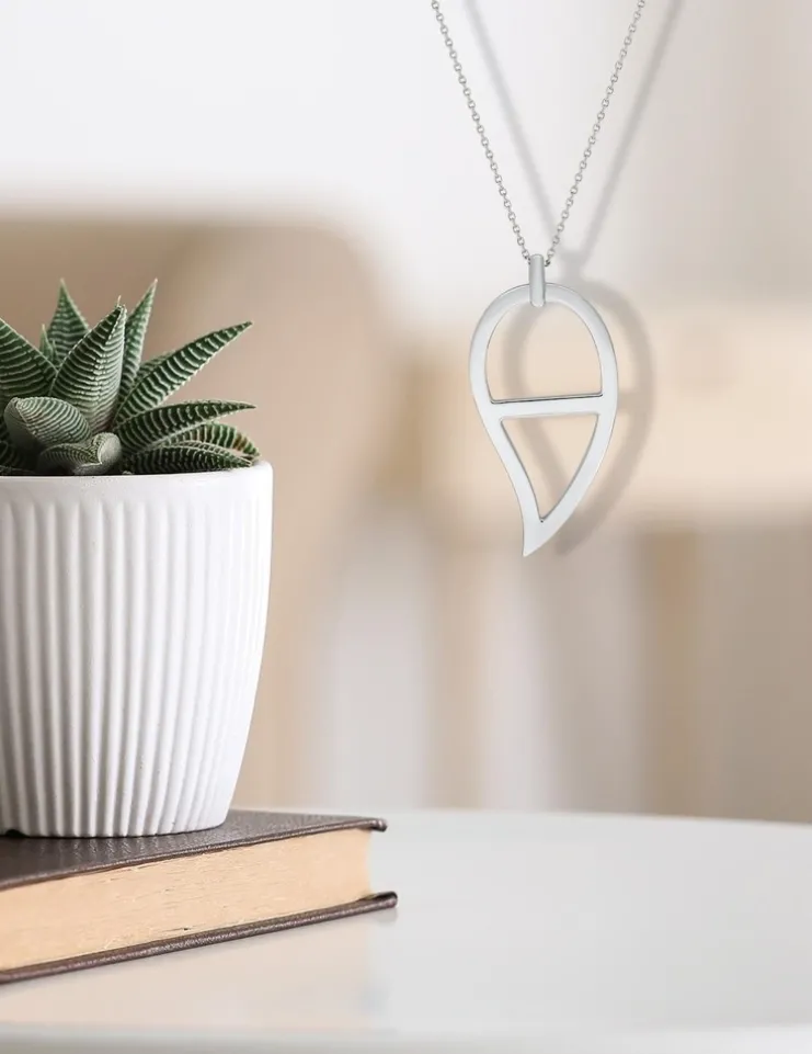 Sautoir Graphique en argent SO OR